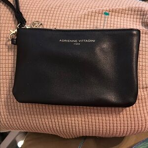 Adrienne Vittadini Elegant Black Wristlet